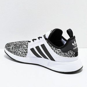 adidas xplorer white & black shoes